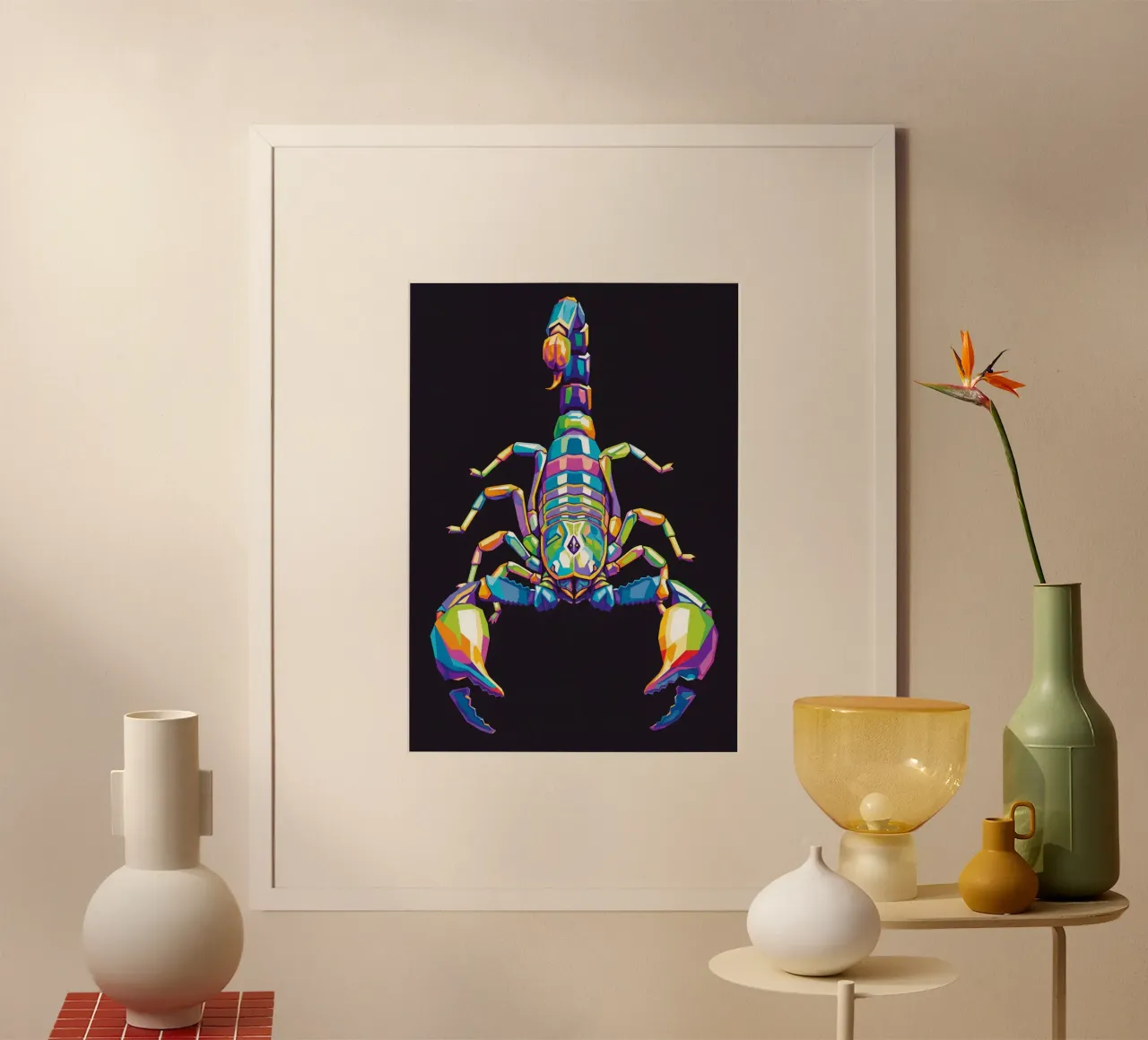 Colorato di scorpione (1) poster da Wild Life studio