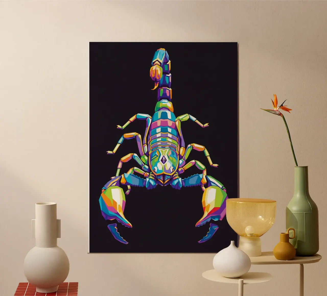Colorato di scorpione (1) poster da Wild Life studio