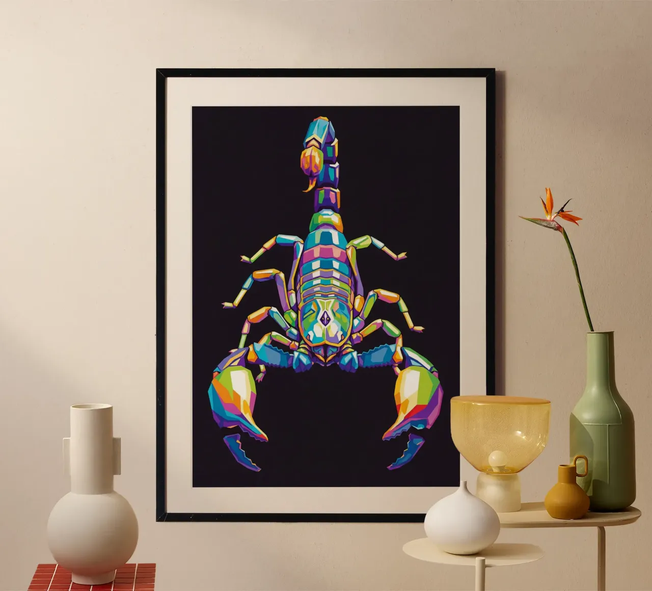 Colorato di scorpione (1) poster da Wild Life studio