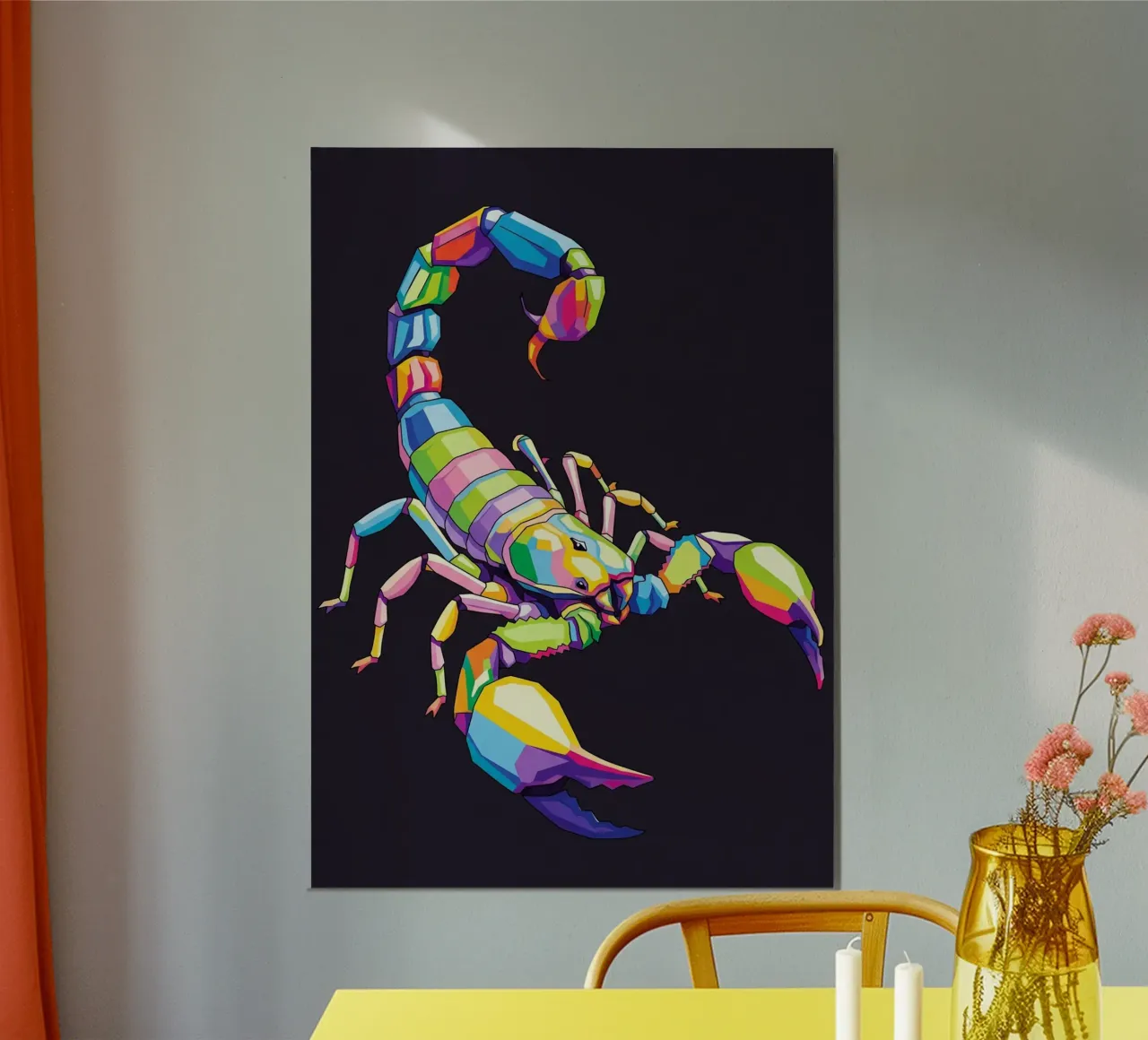 Colorato di scorpione (2) poster da Wild Life studio