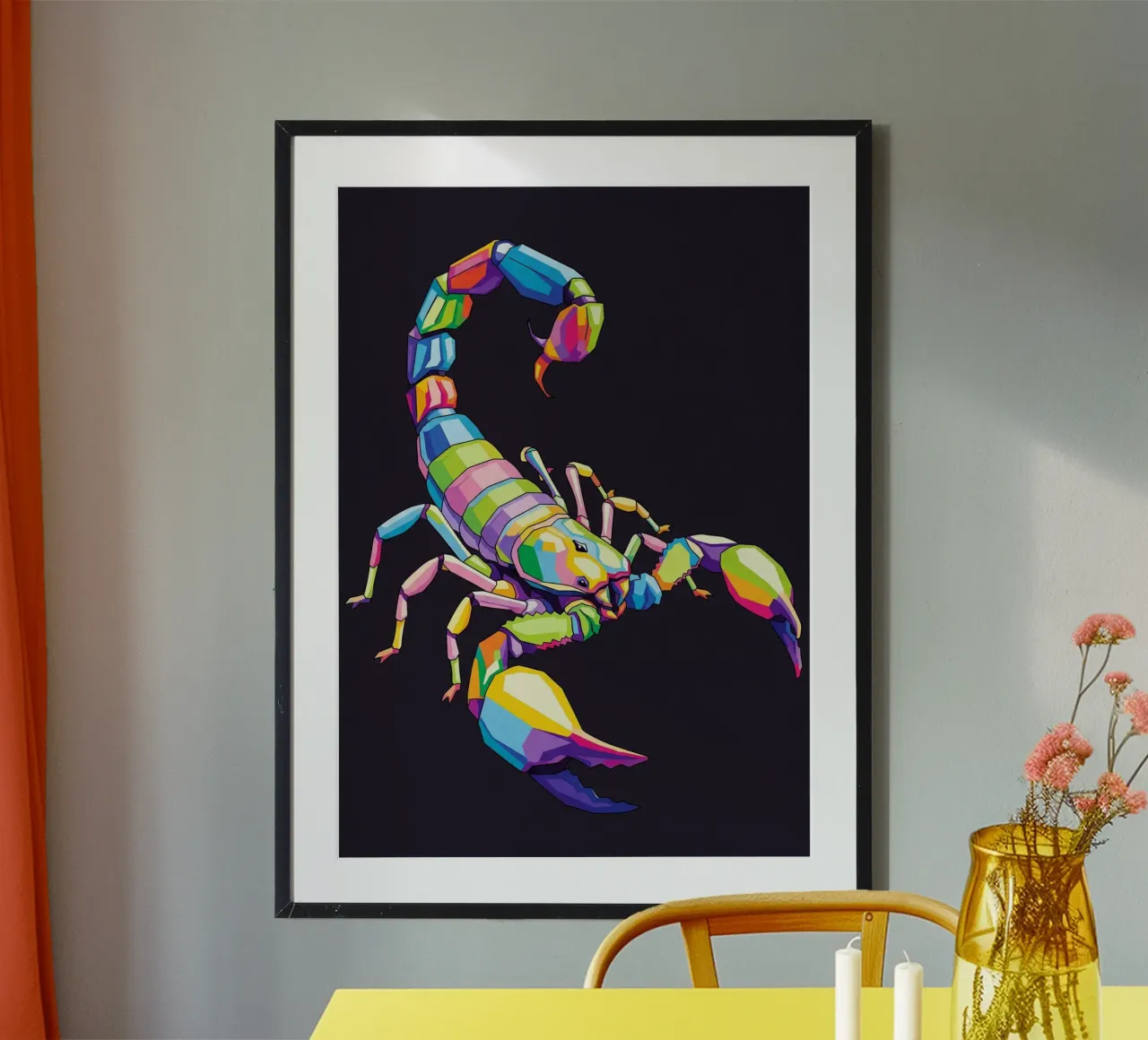 Colorato di scorpione (2) poster da Wild Life studio