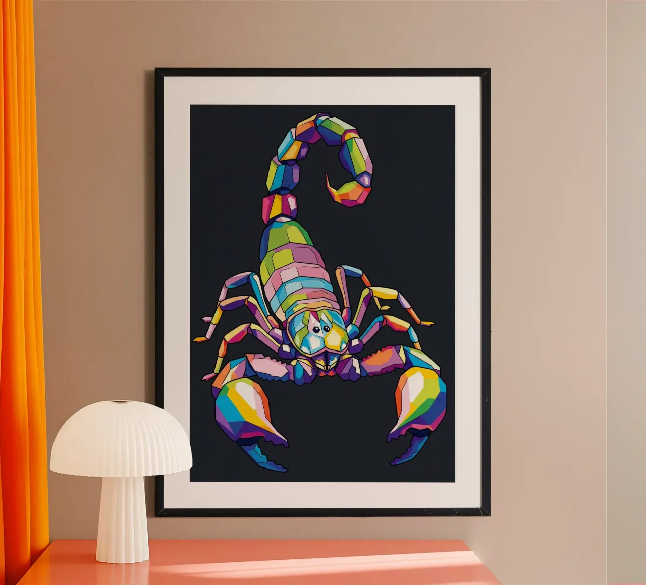 Colorato di scorpione (3) poster da Wild Life studio