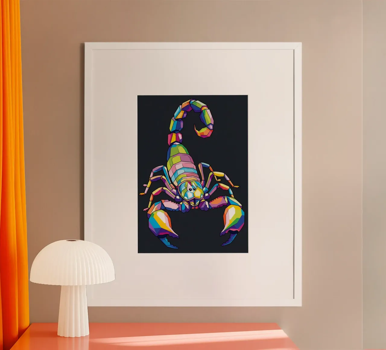 Colorato di scorpione (3) poster da Wild Life studio