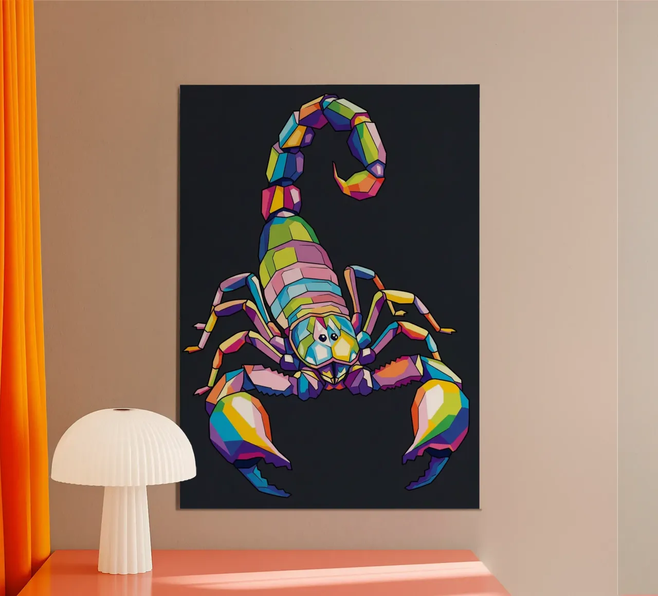 Colorato di scorpione (3) poster da Wild Life studio