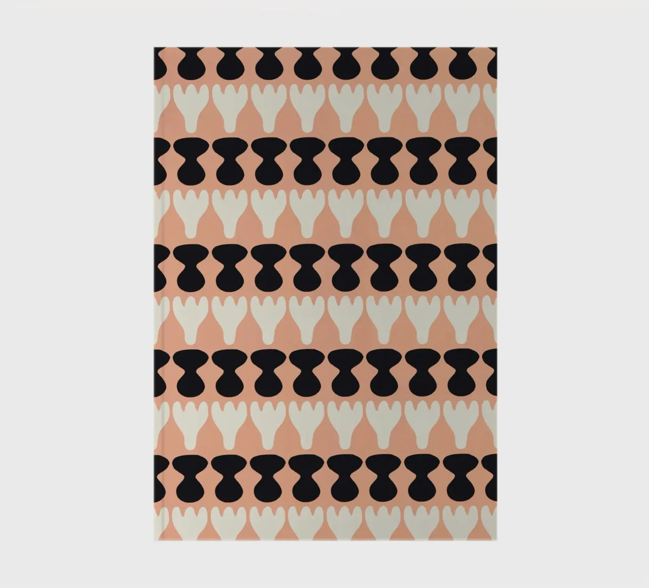 Repetitive pattern 10 notebook by Little Dean