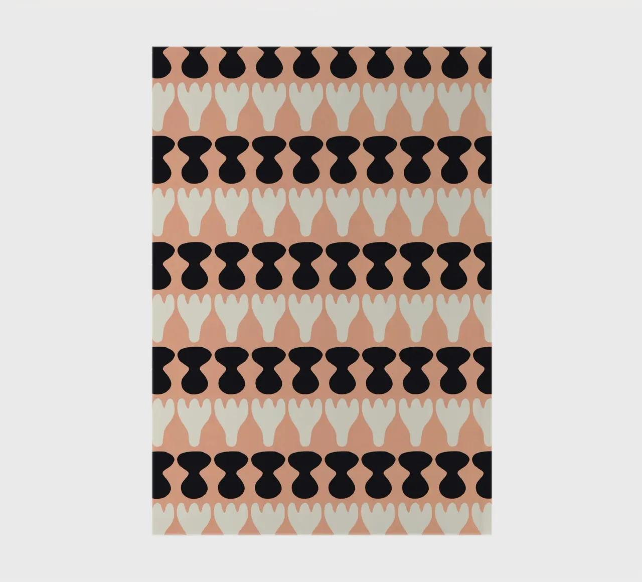 Repetitive pattern 10 notebook by Little Dean