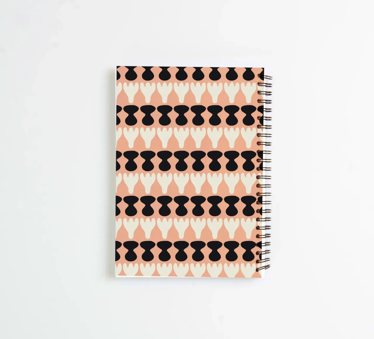 Repetitive pattern 10 spiral notebook by Little Dean