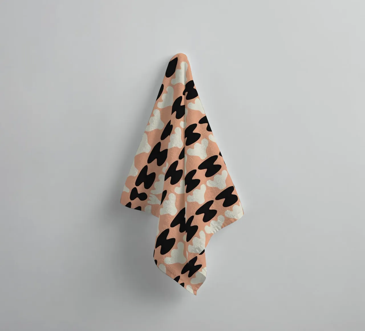 Repetitive pattern 10 towel by Little Dean