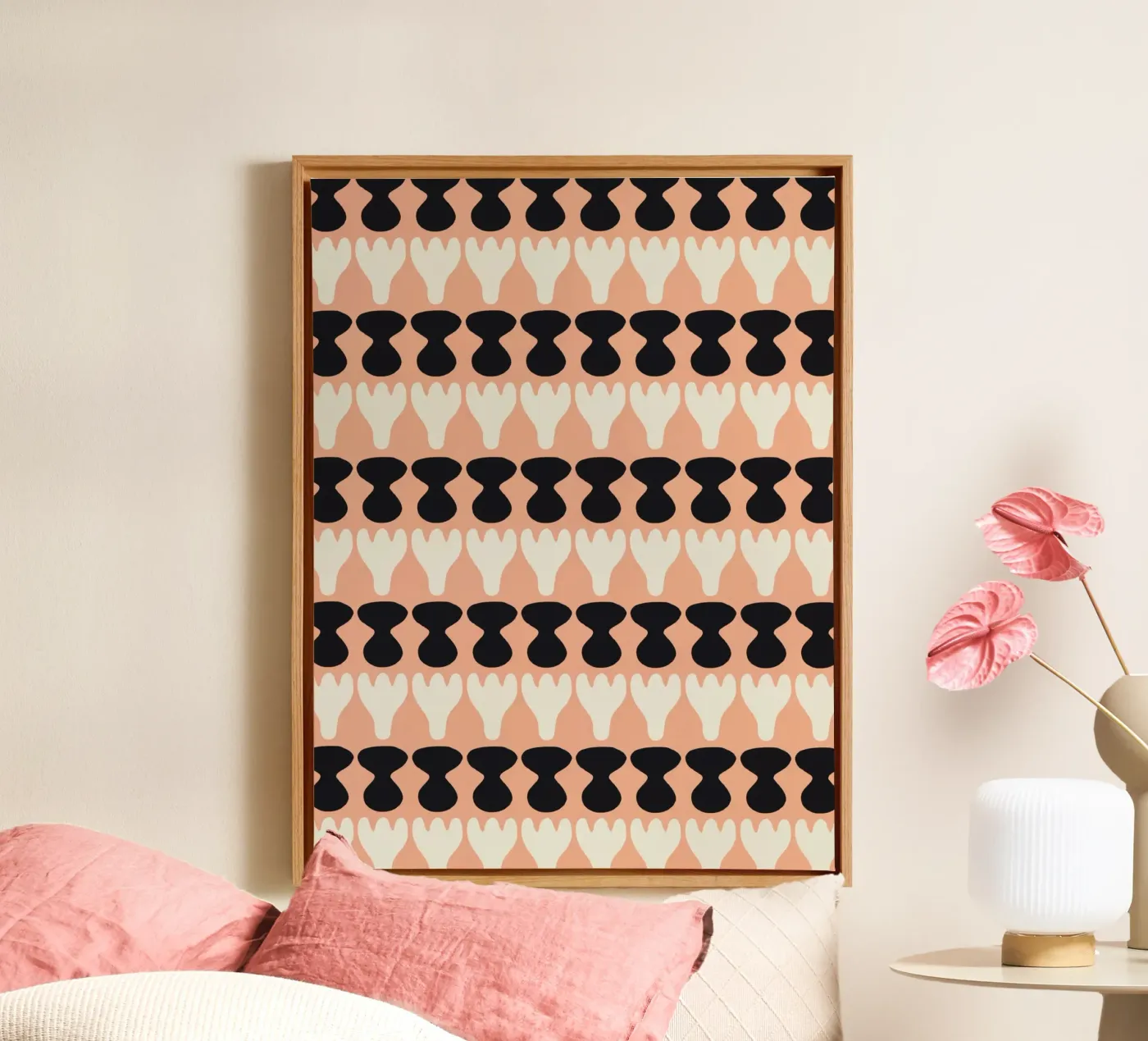Repetitive pattern 10 canvas by Little Dean