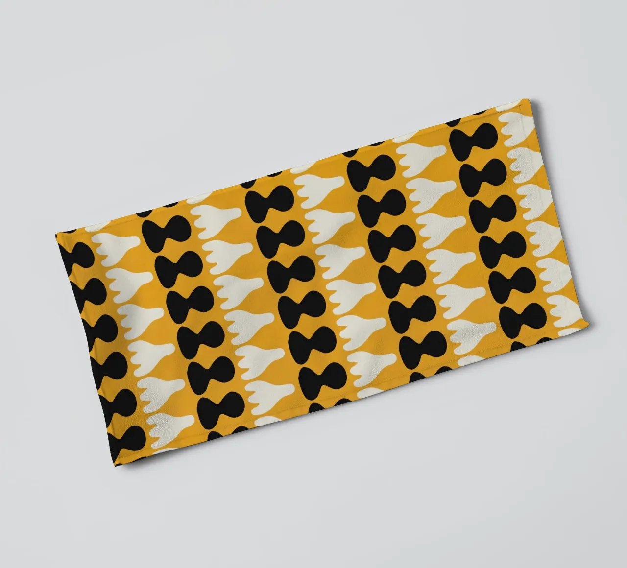 Repetitive pattern 11 towel by Little Dean