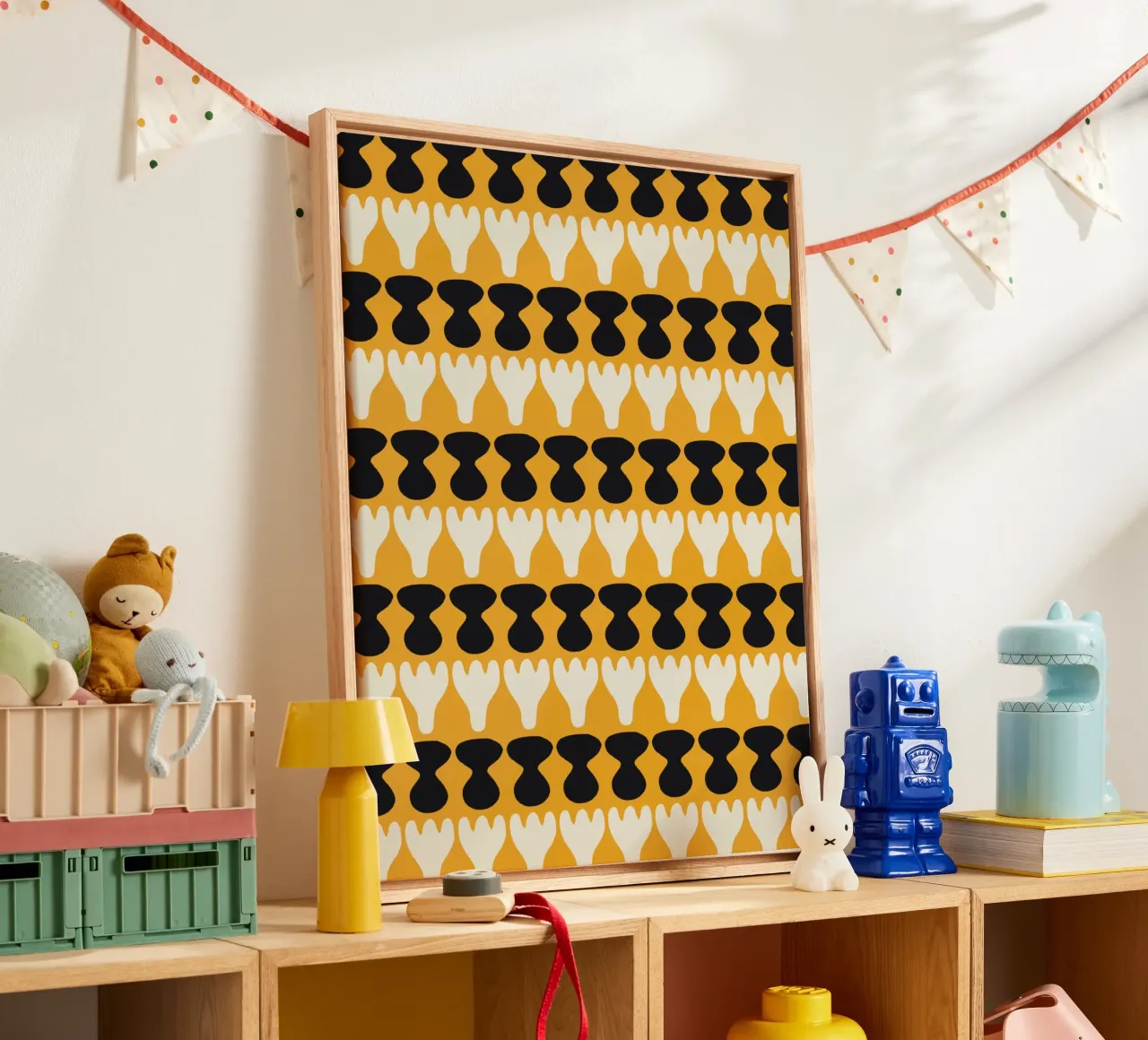 Repetitive pattern 11 canvas by Little Dean