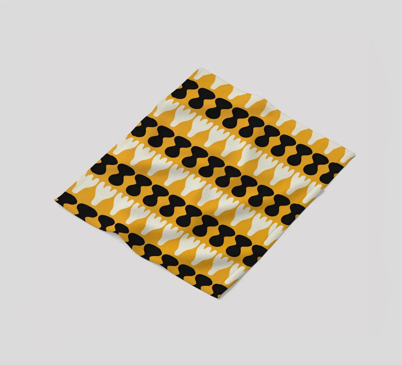 Repetitive pattern 11 fleece blanket by Little Dean