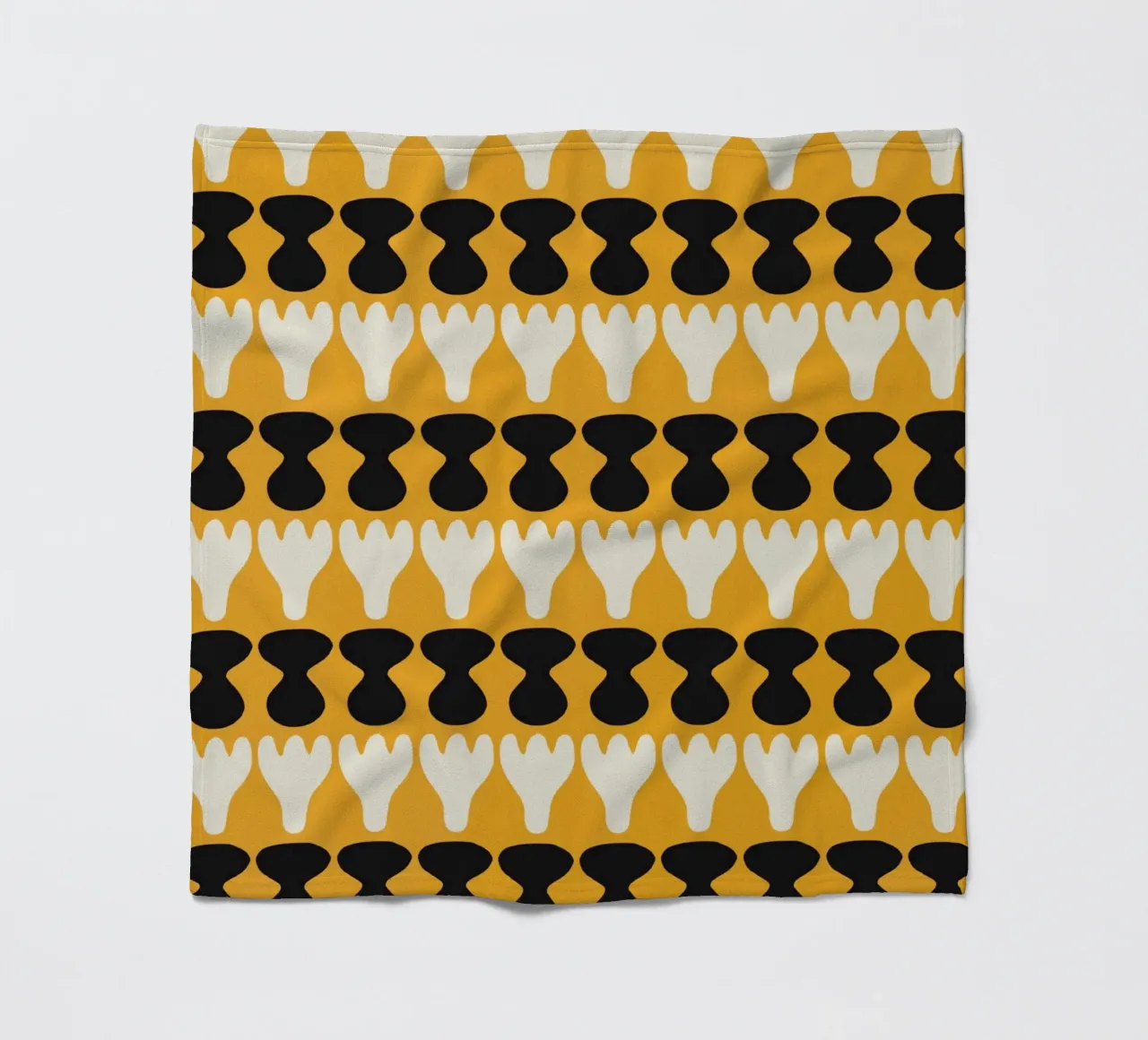 Repetitive pattern 11 fleece blanket by Little Dean