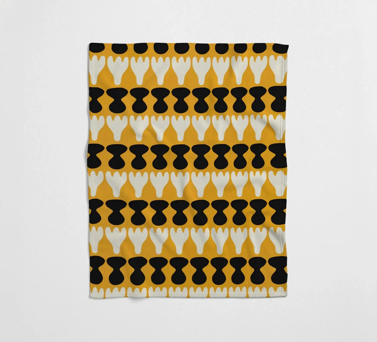 Repetitive pattern 11 fleece blanket by Little Dean