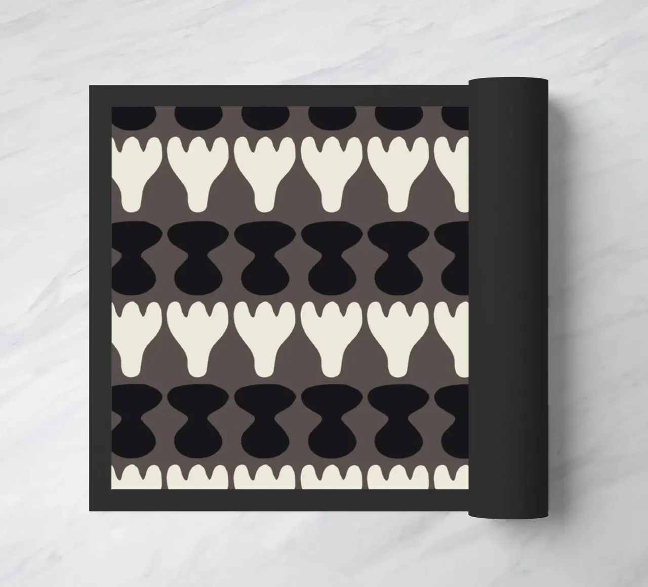 Repetitive pattern 12 doormat by Little Dean