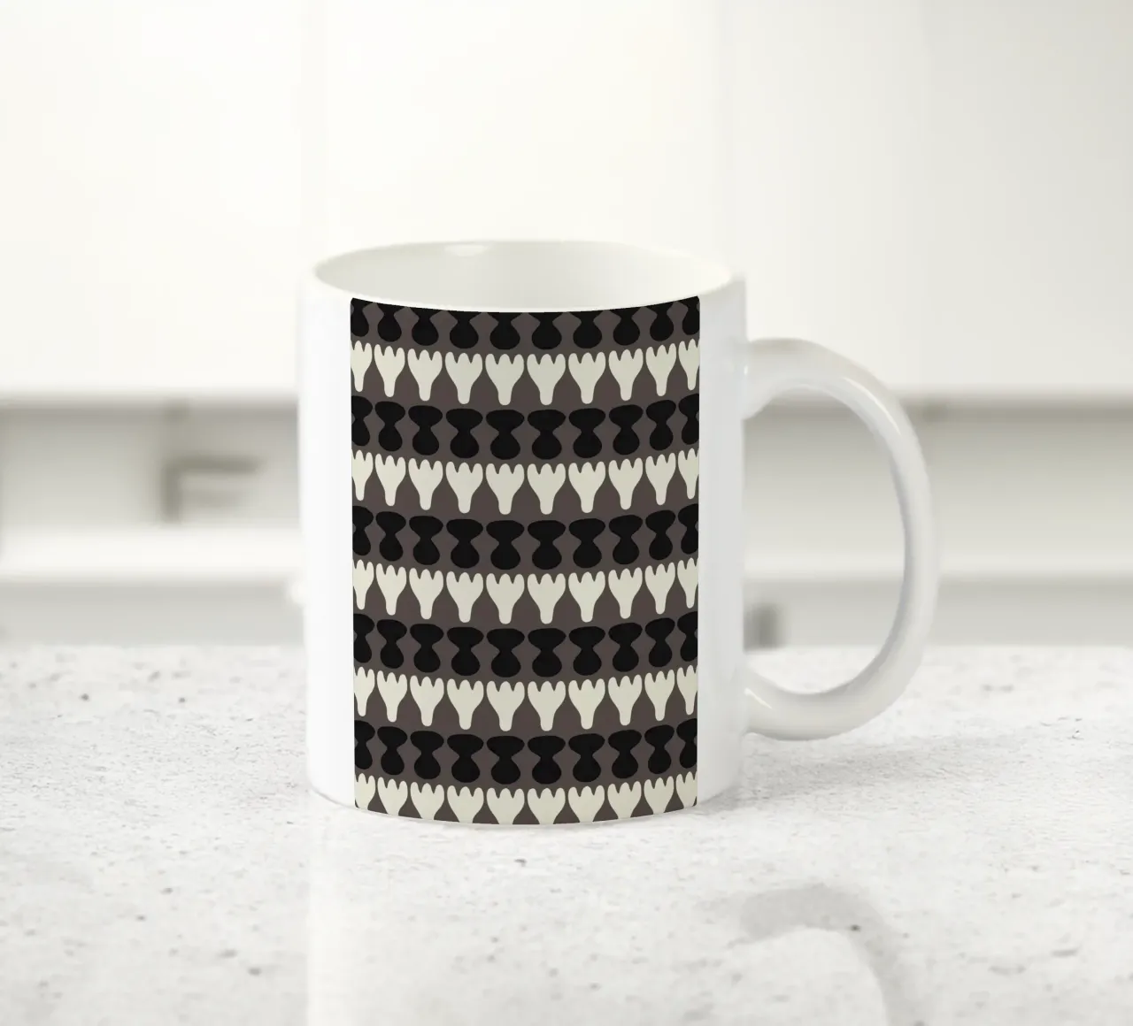 Schema ripetitivo 12 tazza in ceramica da Little Dean