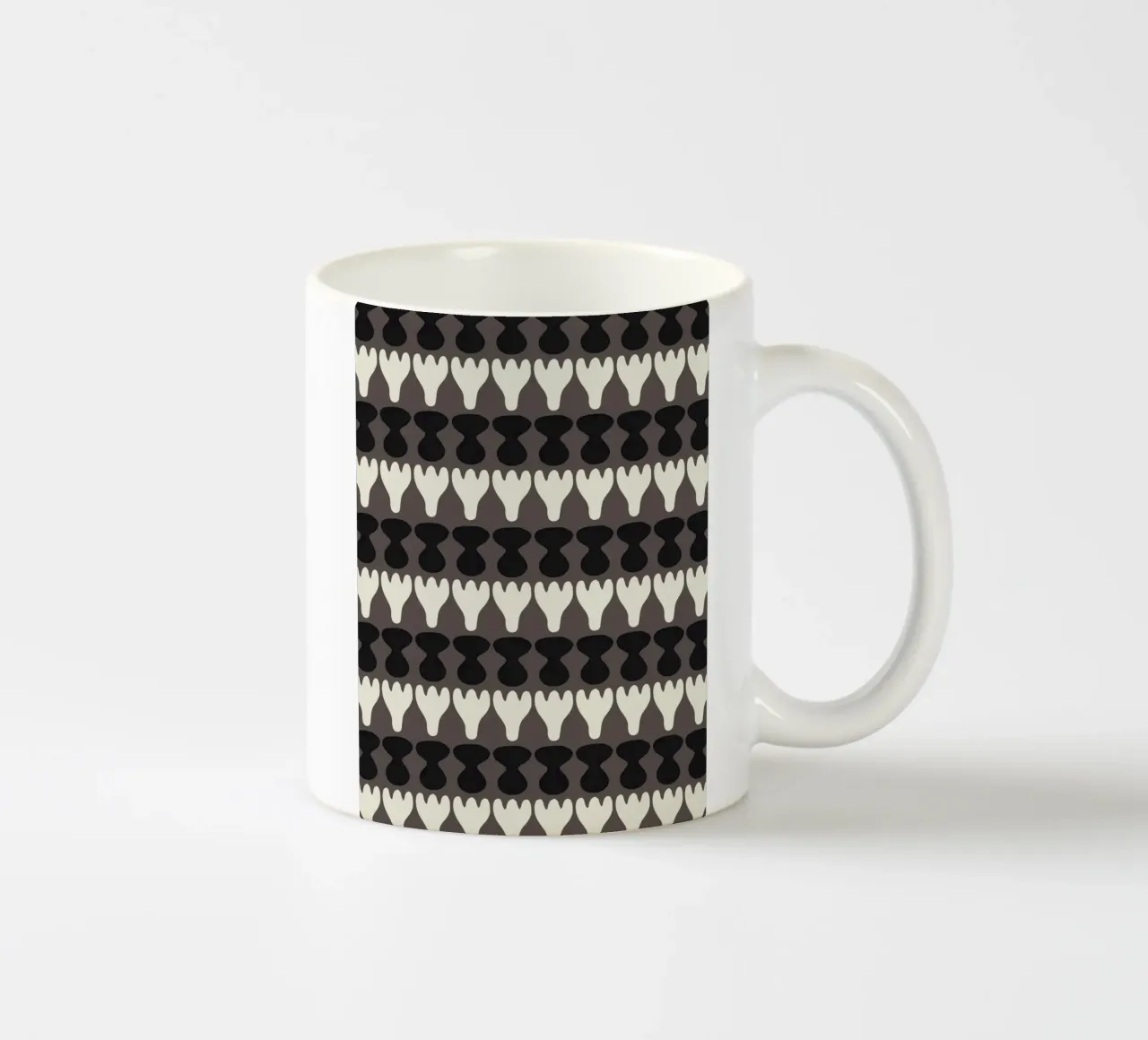 Schema ripetitivo 12 tazza in ceramica da Little Dean