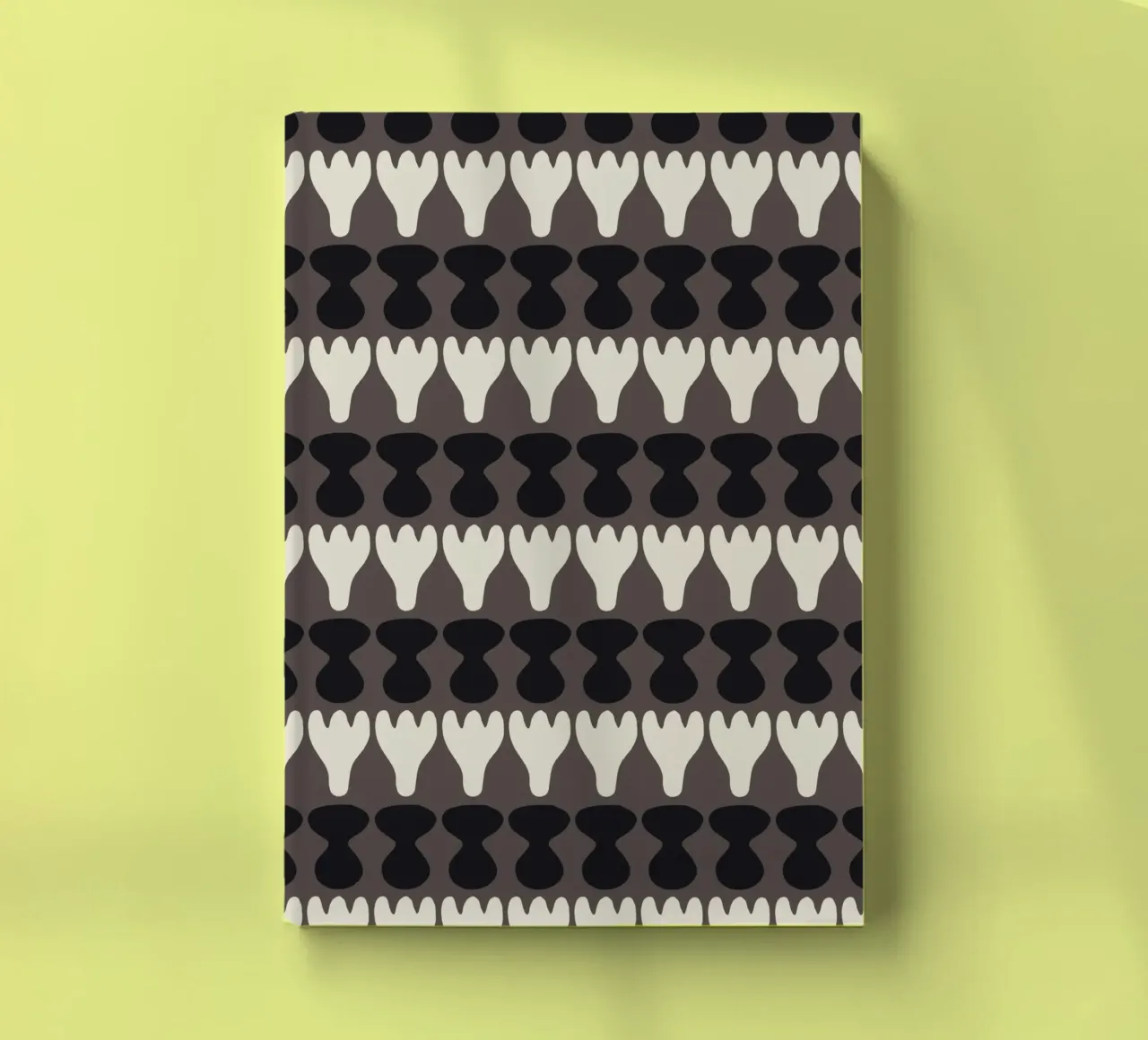 Repetitive pattern 12 notebook by Little Dean
