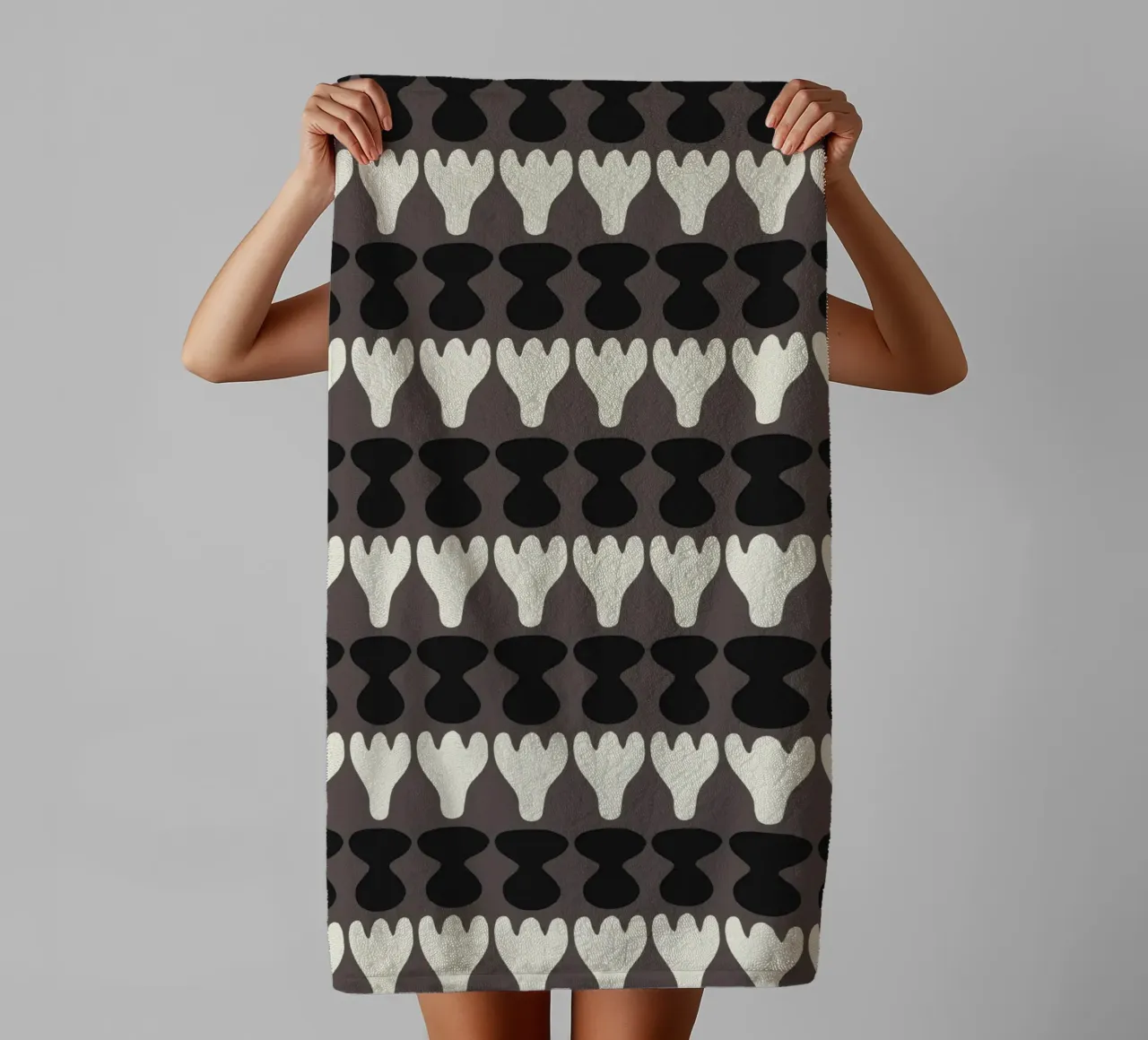 Repetitive pattern 12 towel by Little Dean