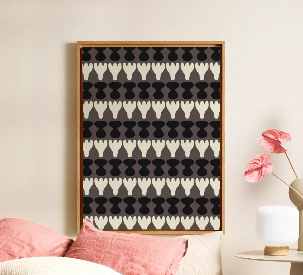 Repetitive pattern 12 canvas by Little Dean