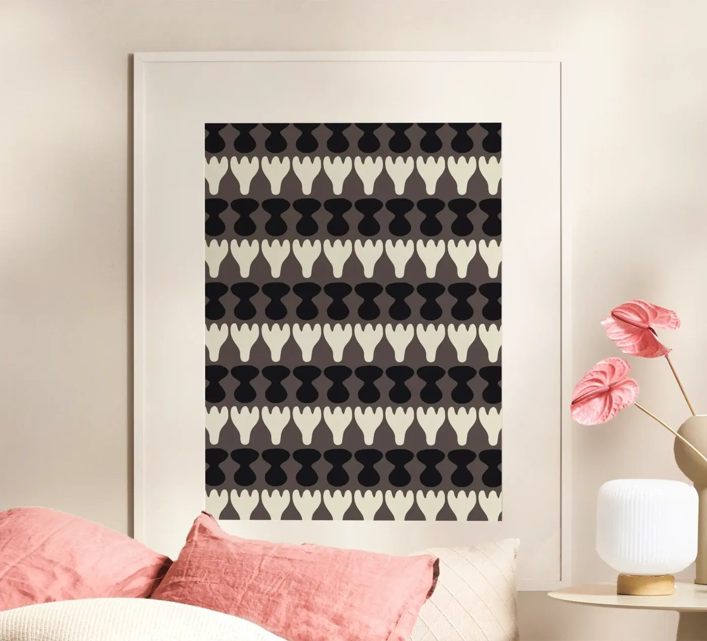 Repetitive pattern 12 poster by Little Dean
