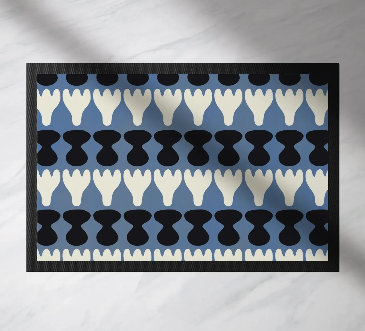 Repetitive pattern 13 doormat by Little Dean