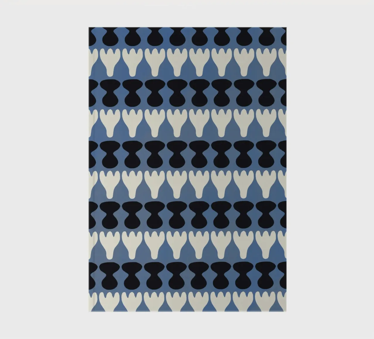 Repetitive pattern 13 notebook by Little Dean