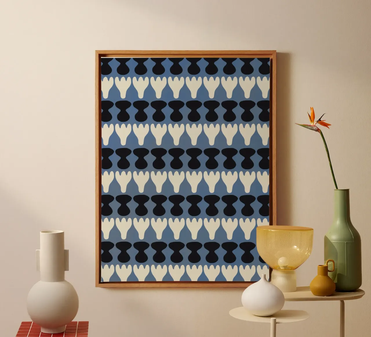 Repetitive pattern 13 canvas by Little Dean