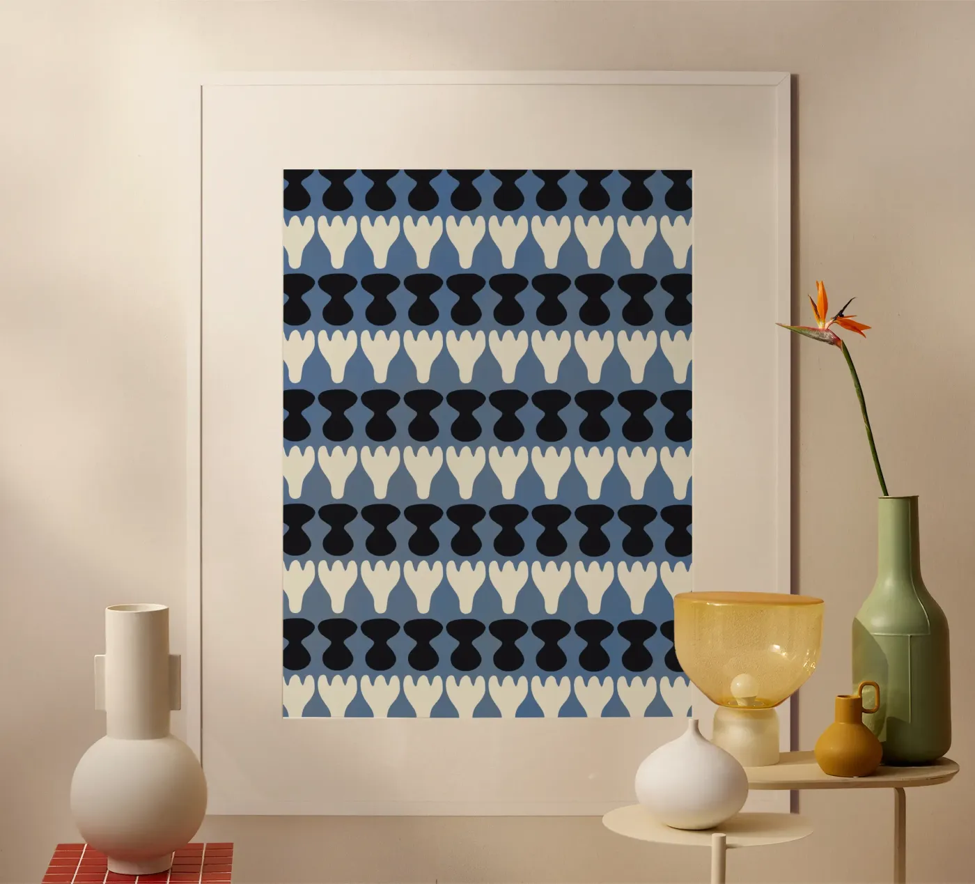 Repetitive pattern 13 poster by Little Dean