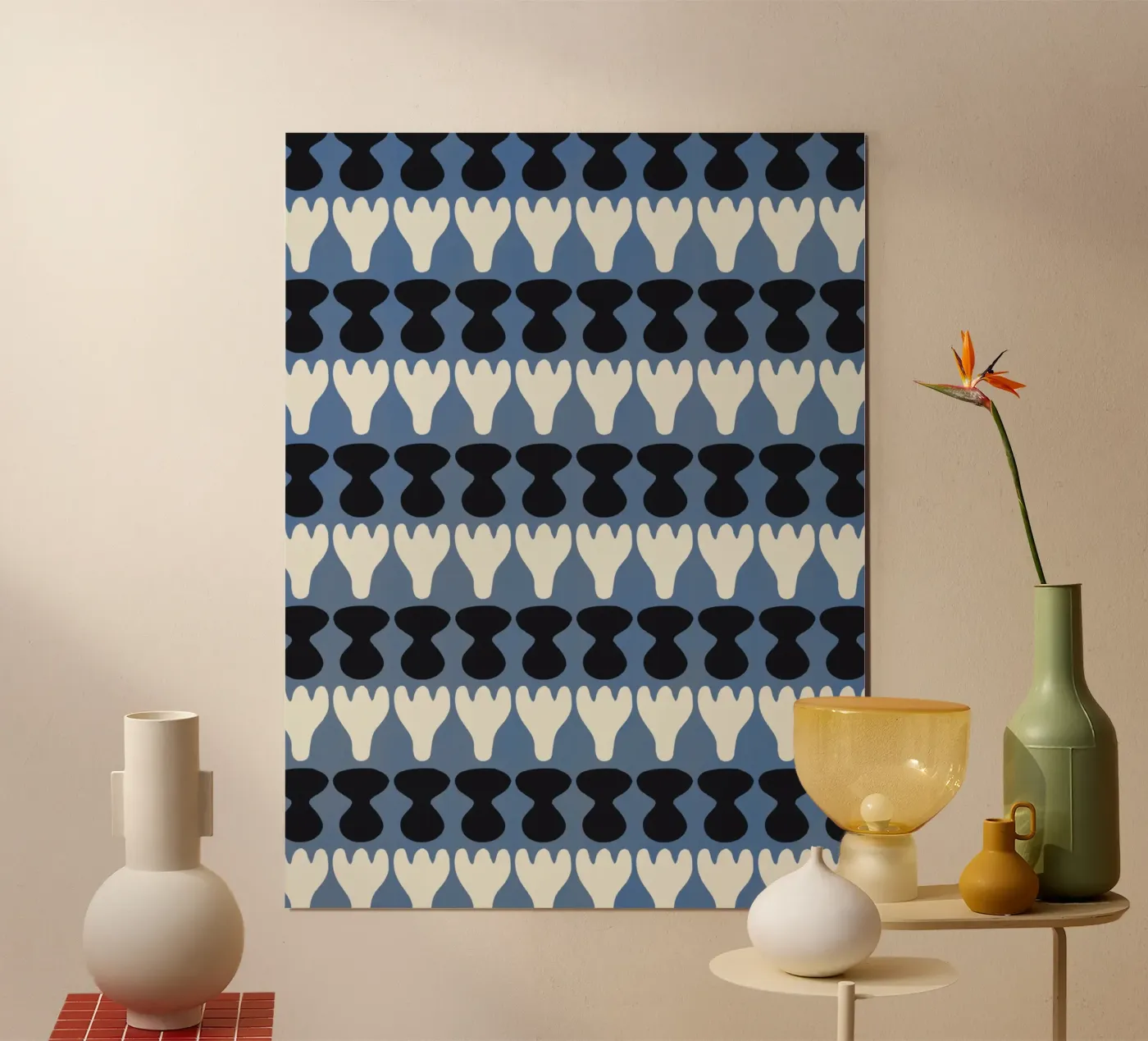 Repetitive pattern 13 poster by Little Dean