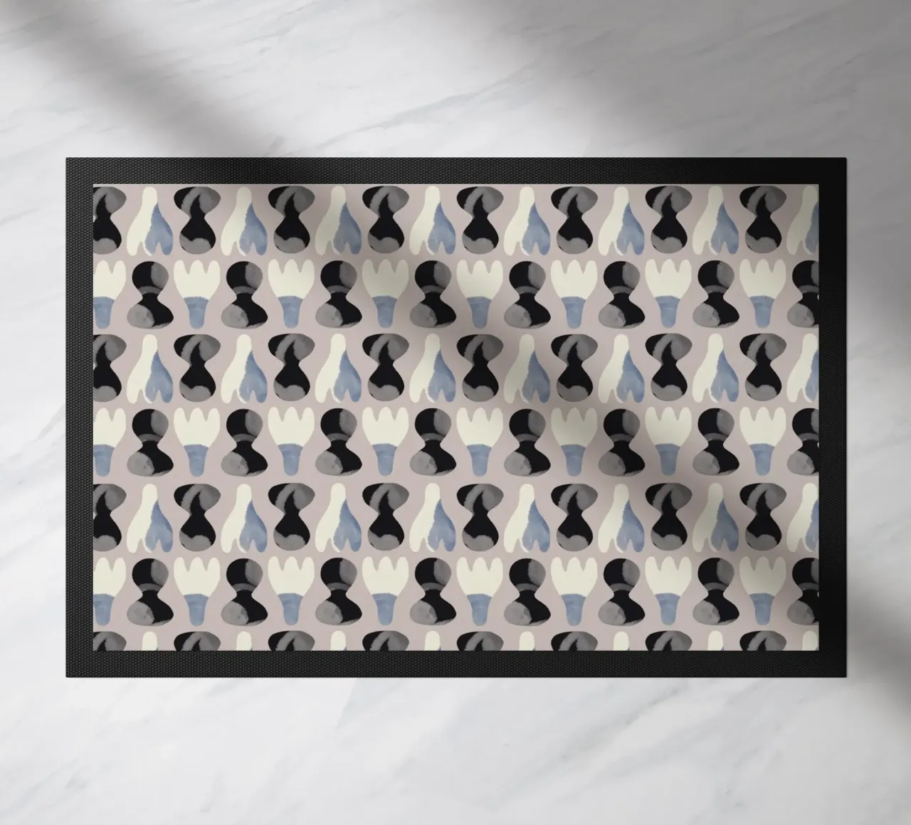 Repetitive pattern 14 doormat by Little Dean