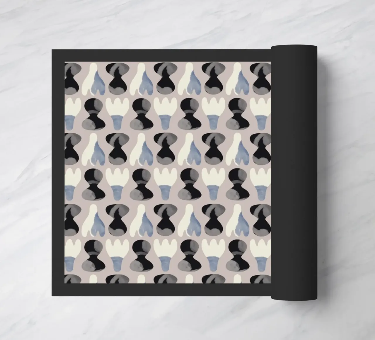 Repetitive pattern 14 doormat by Little Dean