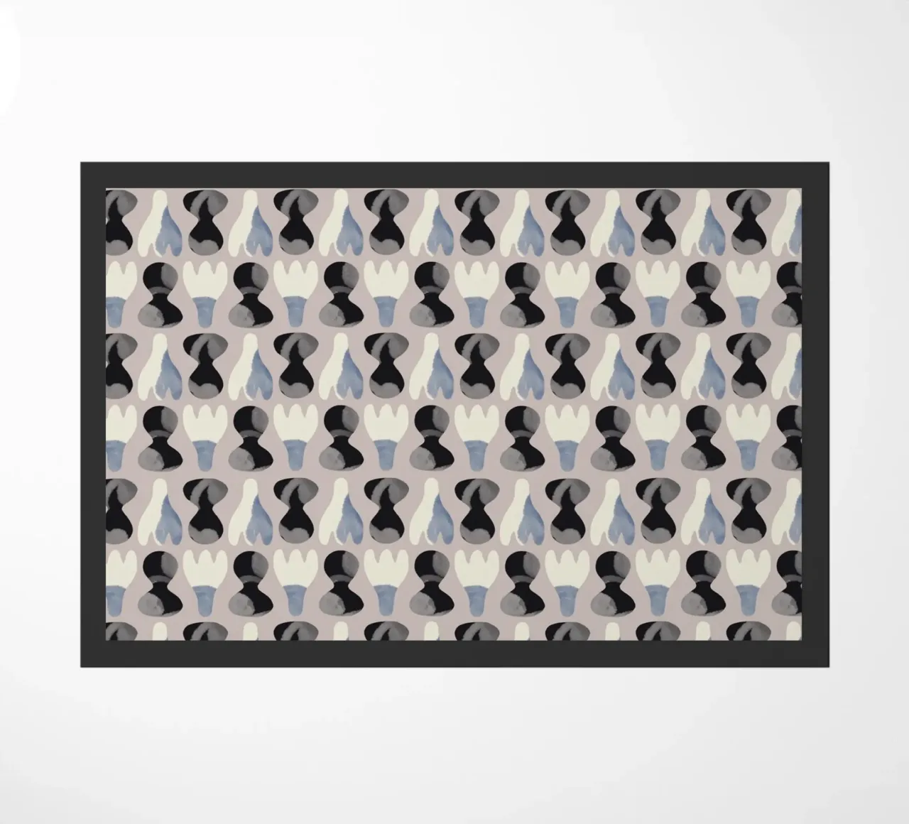 Repetitive pattern 14 doormat by Little Dean