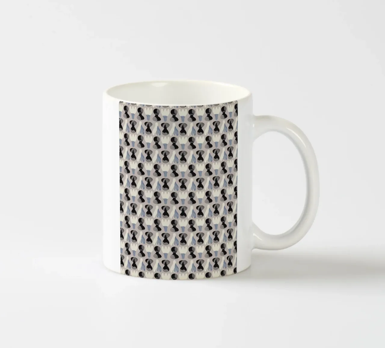 Schema ripetitivo 14 tazza in ceramica da Little Dean
