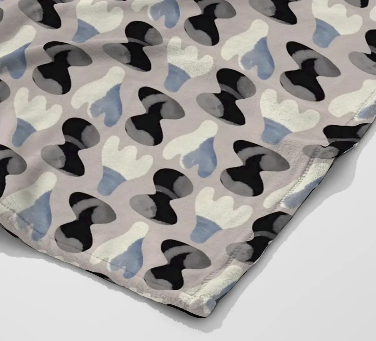 Repetitive pattern 14 fleece blanket by Little Dean