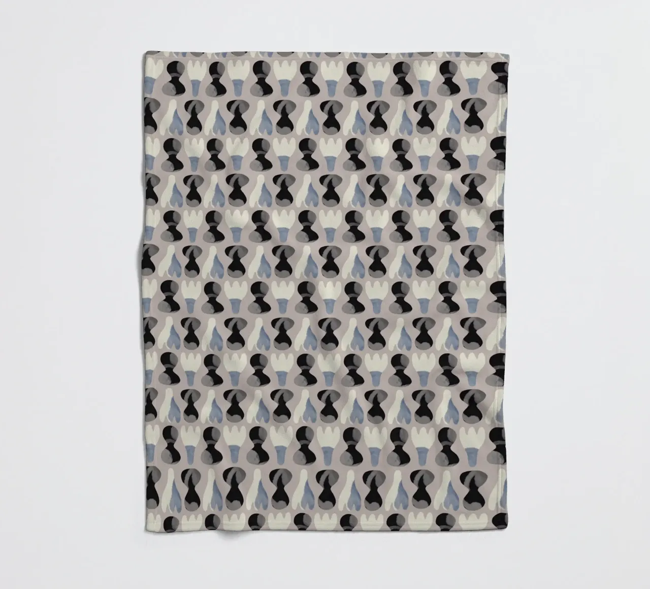 Repetitive pattern 14 fleece blanket by Little Dean