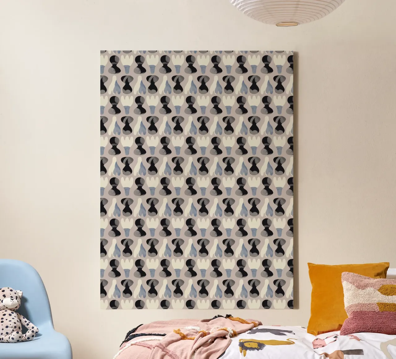 Repetitive pattern 14 canvas by Little Dean