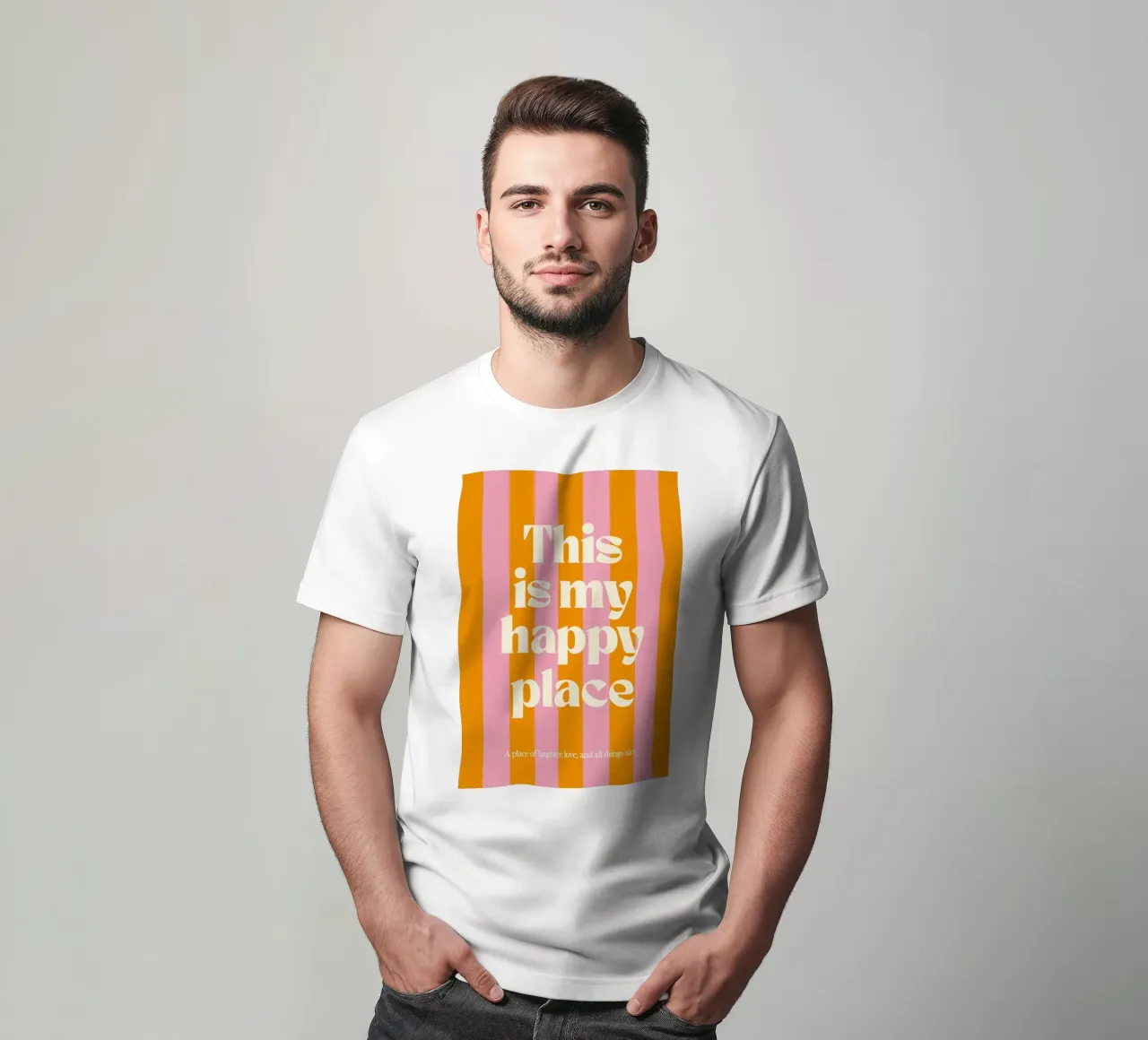 messaggio positivo espressione emotiva t-shirt da Karl Martin