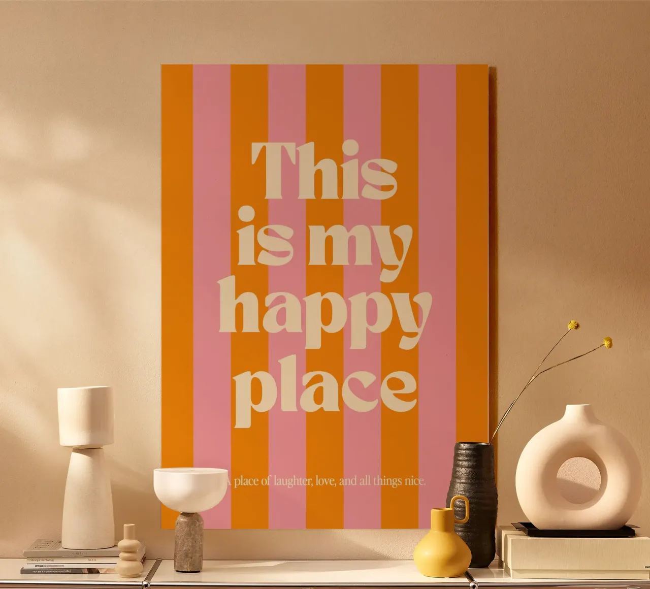 messaggio positivo espressione emotiva plexiglass da Karl Martin
