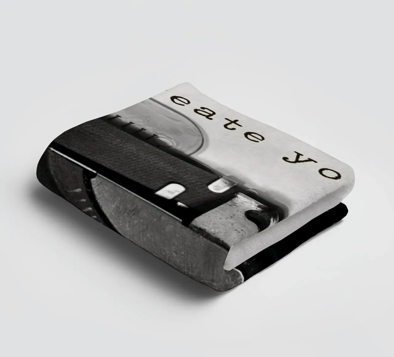 typewriter paper create your story towel by Karl Martin