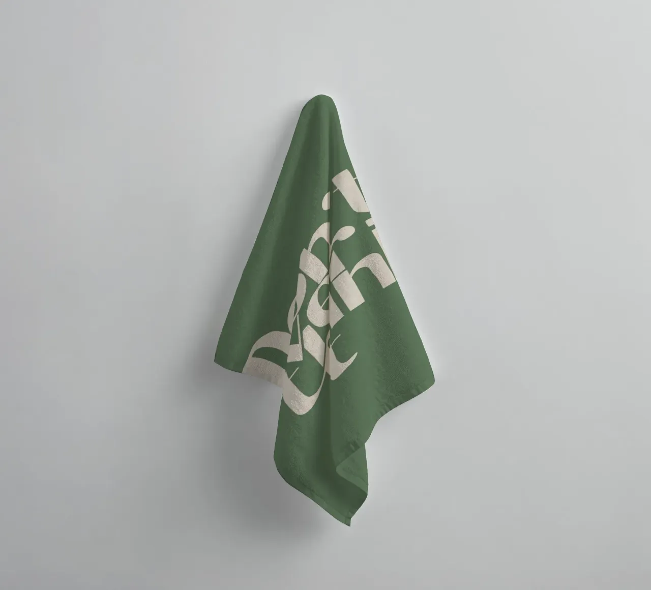 don't over think it towel by Karl Martin