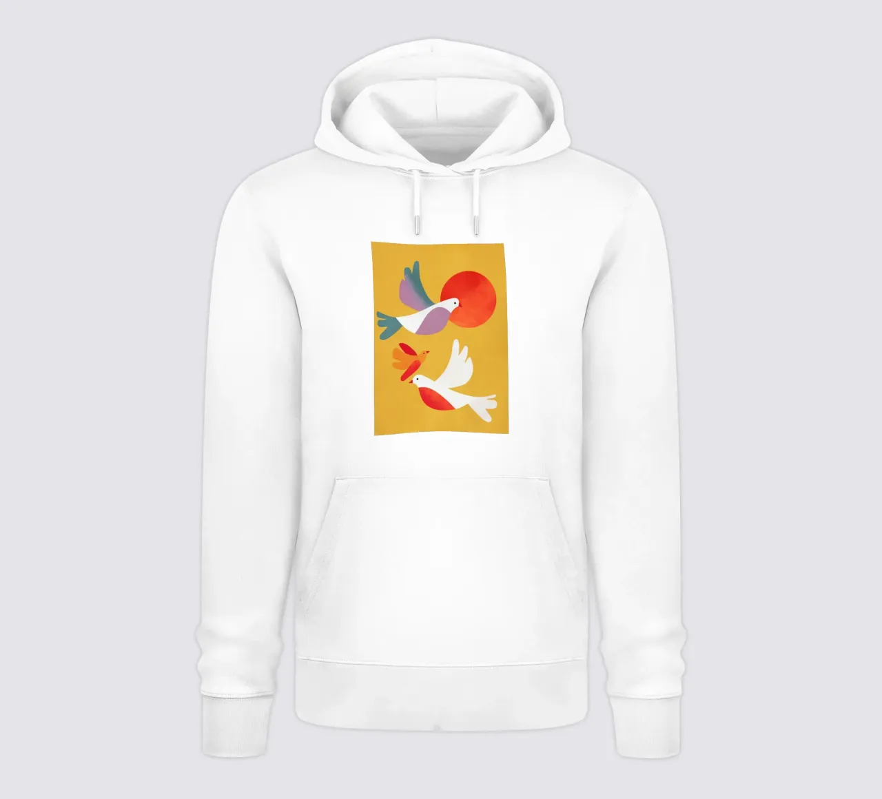 Three Little Birds felpa con cappuccio da Kiara
