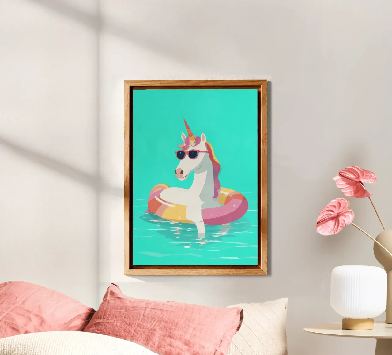 Magical Pool Day alluminio dibond da Kiara