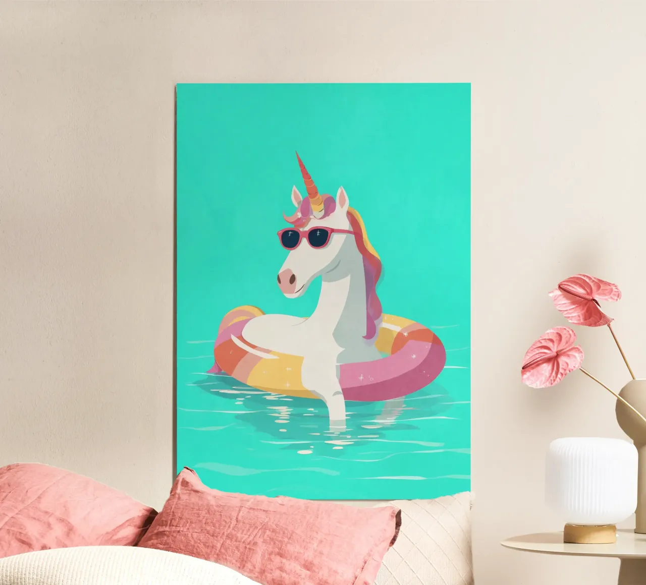 Magical Pool Day alluminio dibond da Kiara