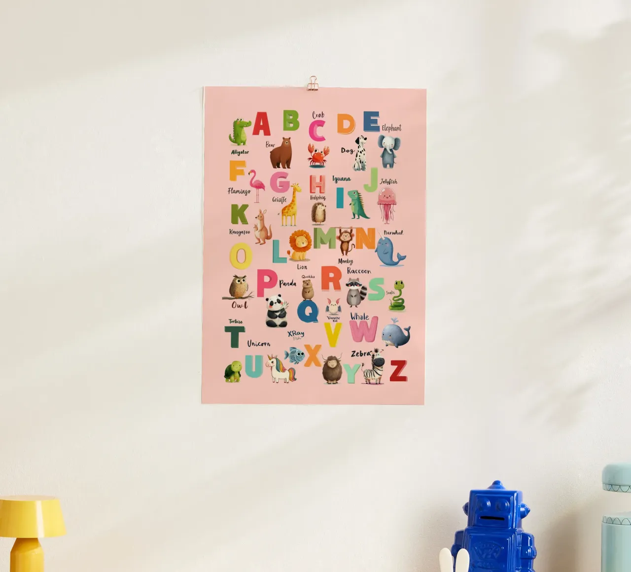Alphabet Safari poster da Kiara