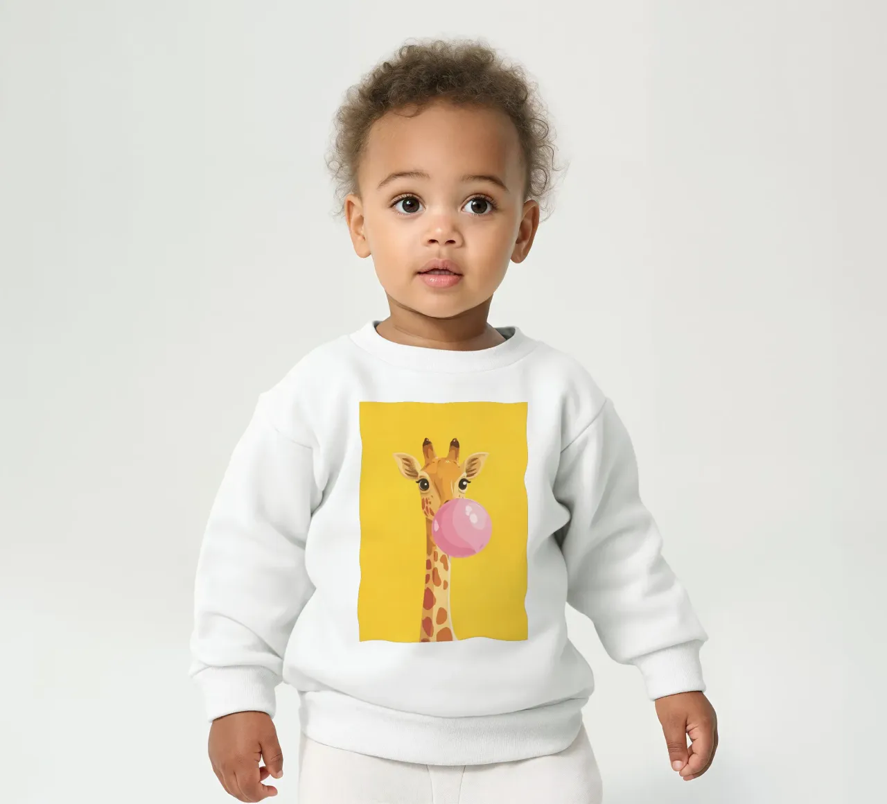 Bubblegum Giraffe felpa neonato da Kiara
