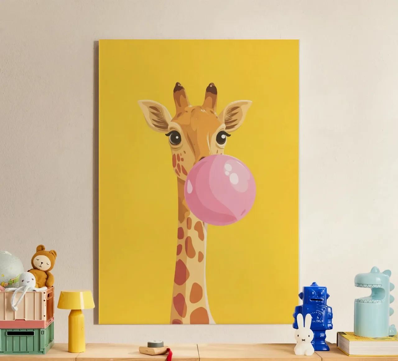 Bubblegum Giraffe plexiglass da Kiara