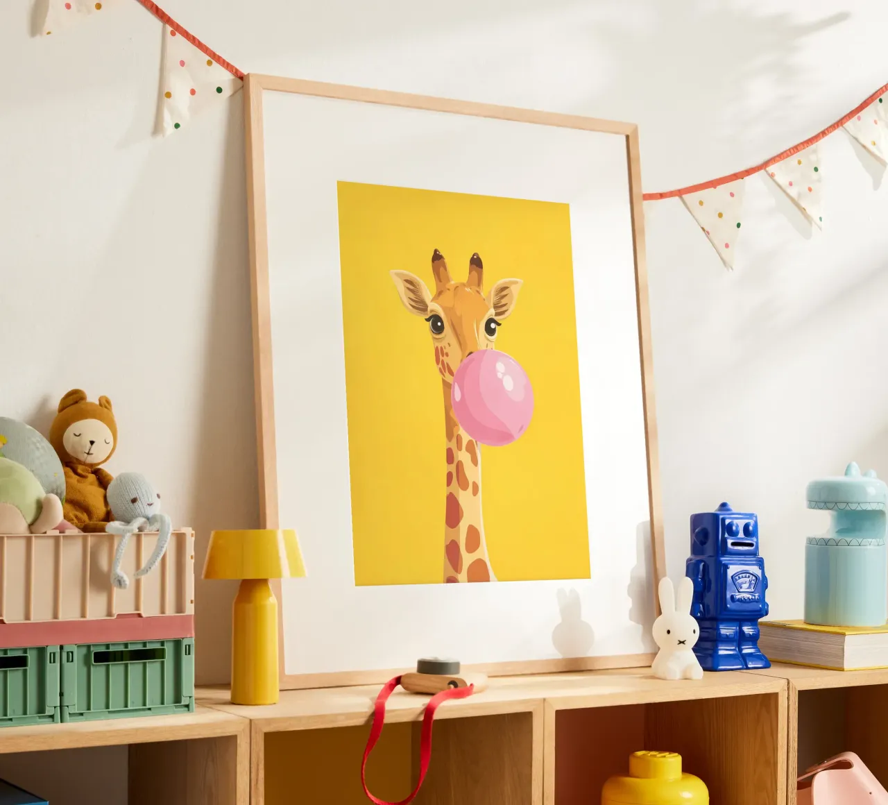 Bubblegum Giraffe poster da Kiara