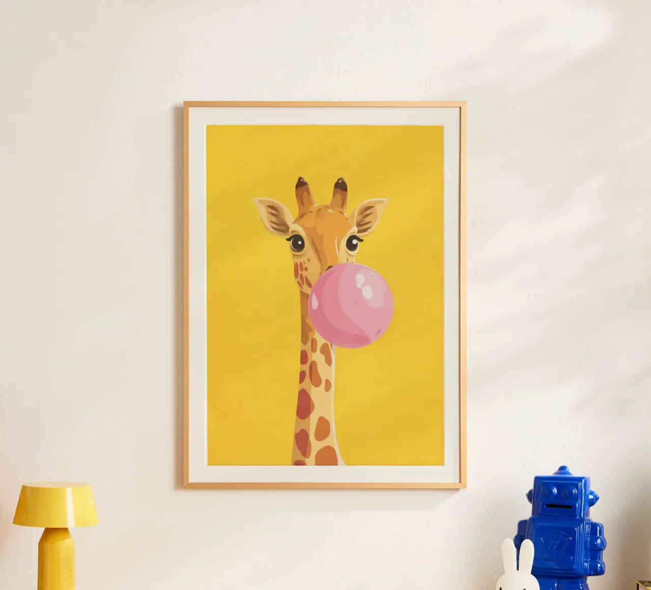 Bubblegum Giraffe poster da Kiara