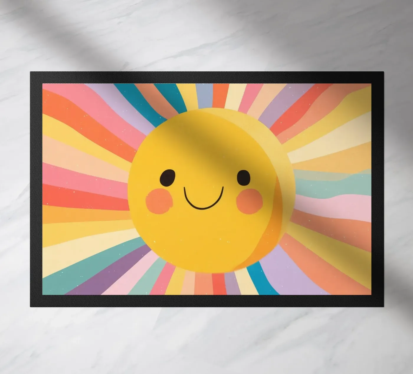 Rainbow Sunshine deurmat van Kiara